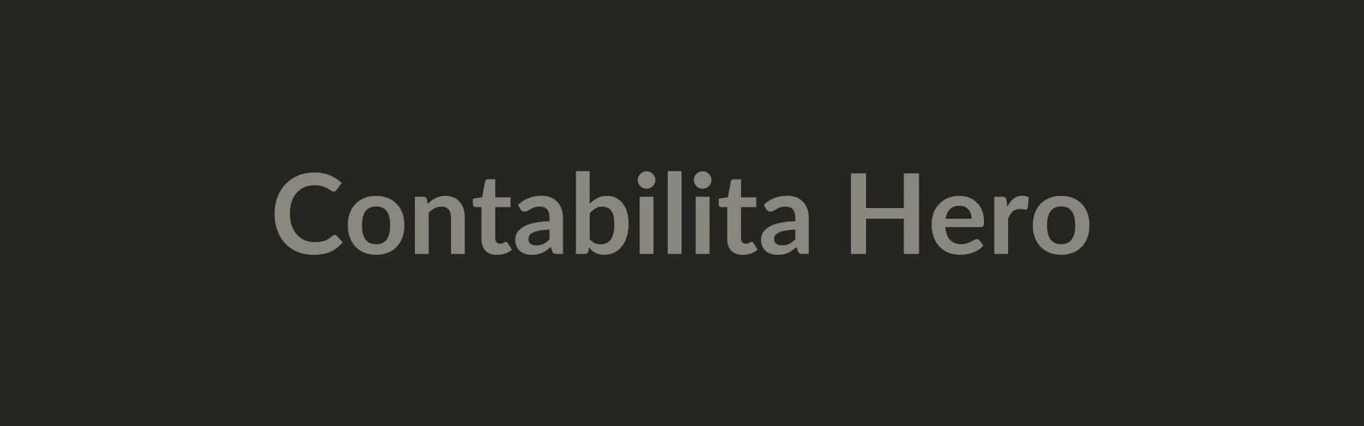 Contabilita