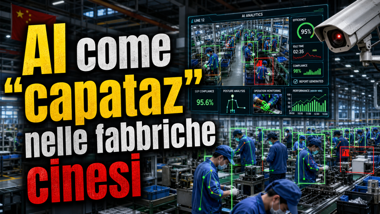 L'AI come "capataz" nelle fabbriche cinesi