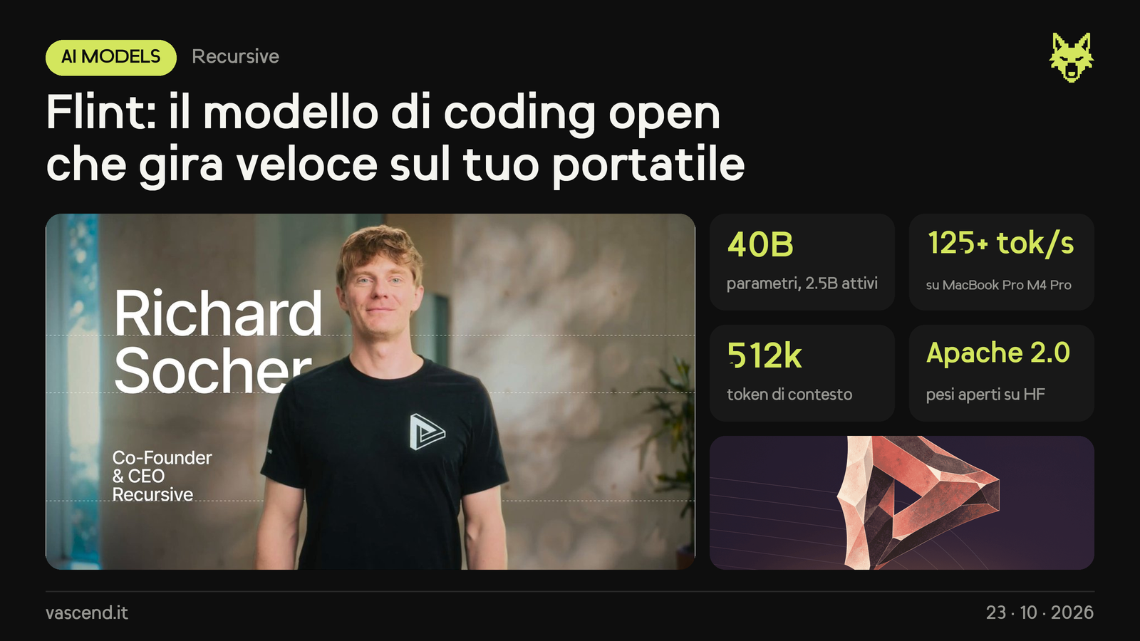 Flint, il modello di coding locale di Recursive
